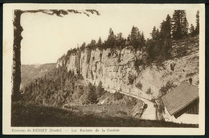 Environs, rochers de la Cendrée