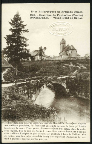 Le vieux pont et l'église
