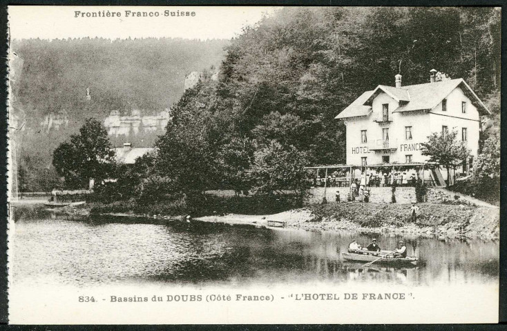 Bassins du Doubs, coté France, "l'hôtel de France"