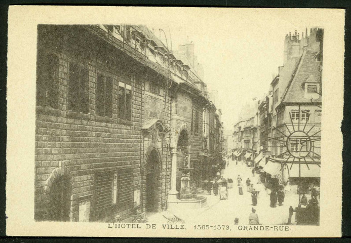 Vue de l'hôtel de ville, XVIe s.