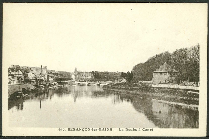 Le Doubs à Canot