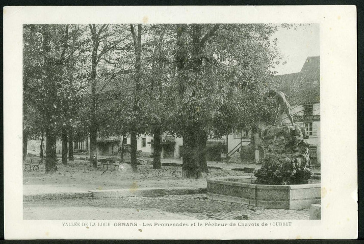 Les promenades et le pecheur de chavots de Courbet