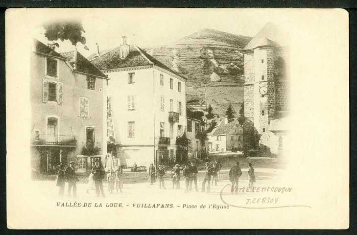 Place de l'église et église