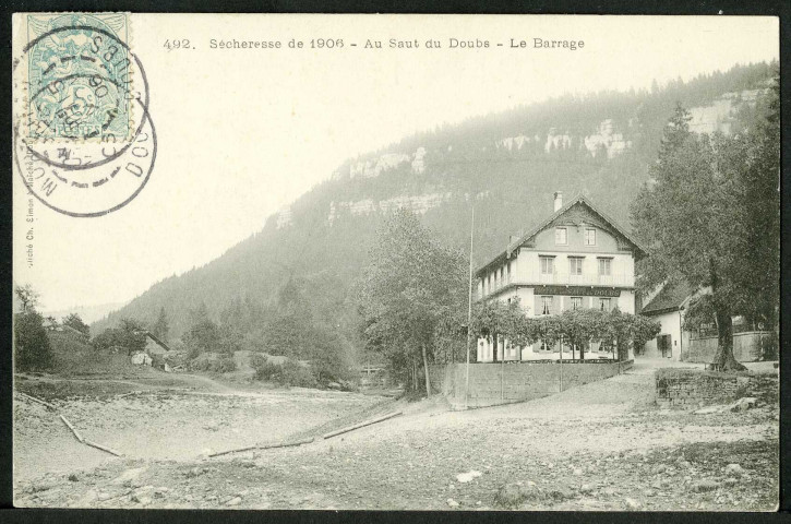 Saut du Doubs en 1906