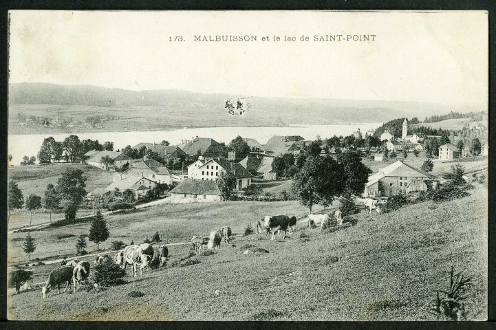 Malbuisson et le lac Saint-Point