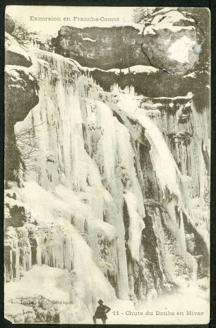 Chute du Doubs en hiver