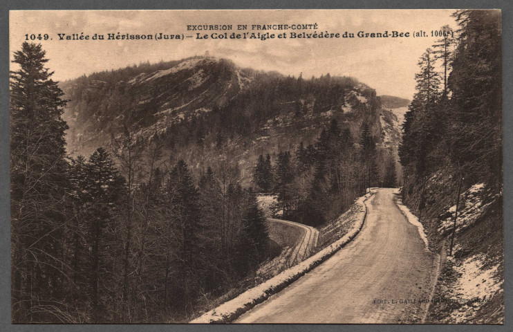 Le col de l'Aigle et le belvédère du Grand-Bec, vallée du Hérisson