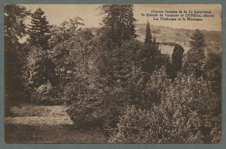 Les ombrages et la montagne