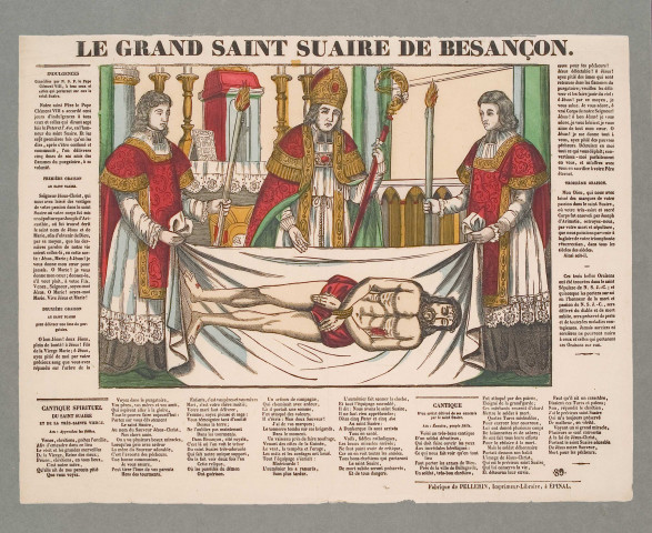 Figuration tête du Christ à droite