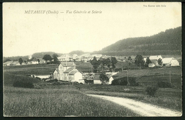 Vue générale et scierie