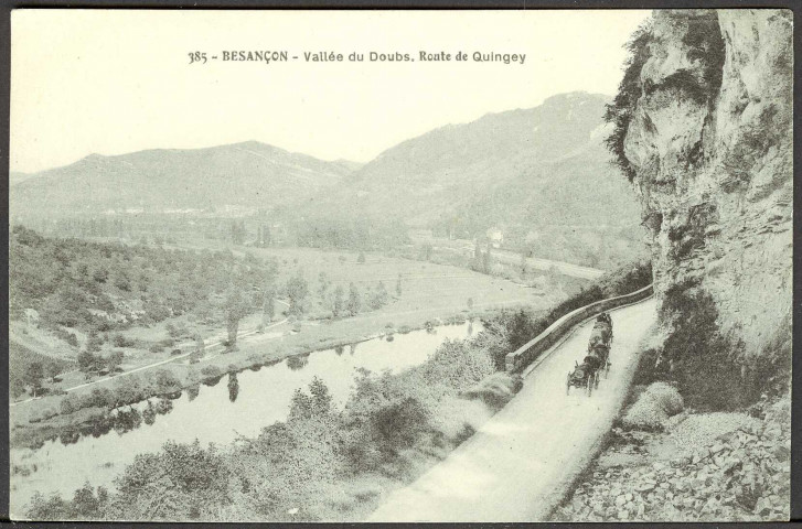 Vallée du Doubs, route de Quingey