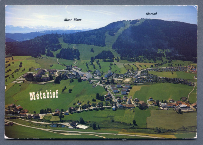 Métabief-Mont-d'Or et le Mont-Blanc