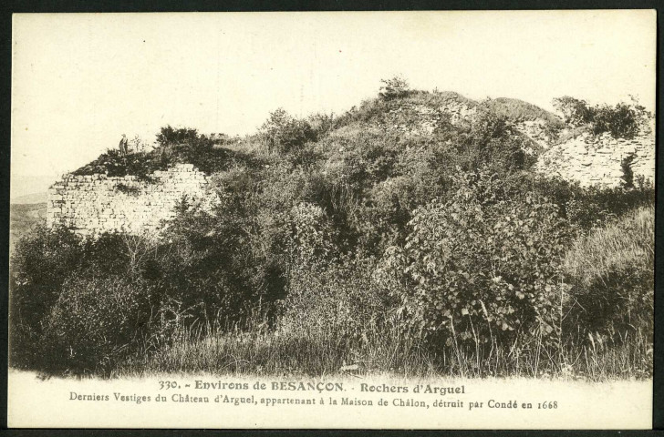 Les rochers d'Arguel