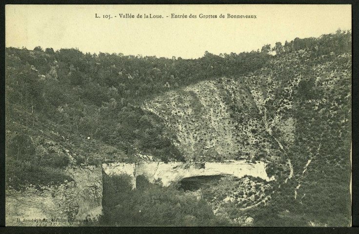 Entrée des grottes