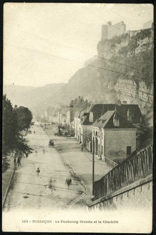 Le faubourg Rivotte et la citadelle