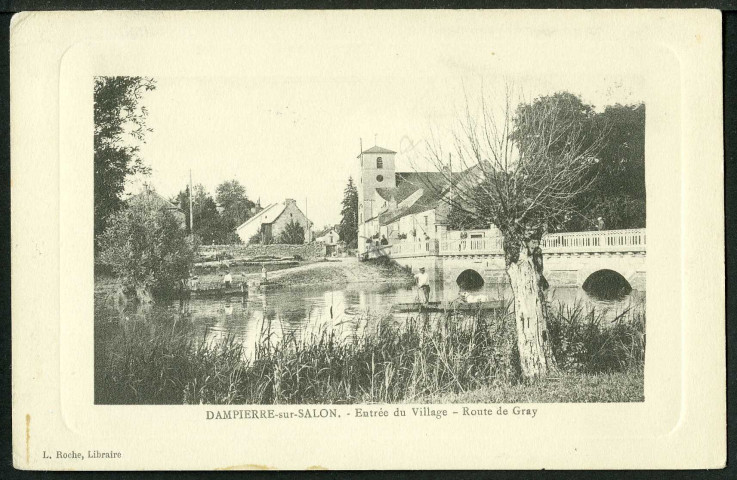 Entrée du village, route de Gray