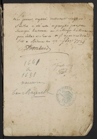 B 1641-1681