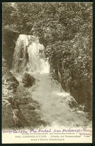 Le Dessoubre, chute d'eau
