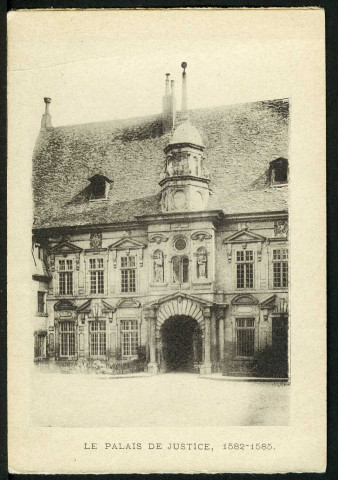 Le palais de justice, façade sur la rue Sambin