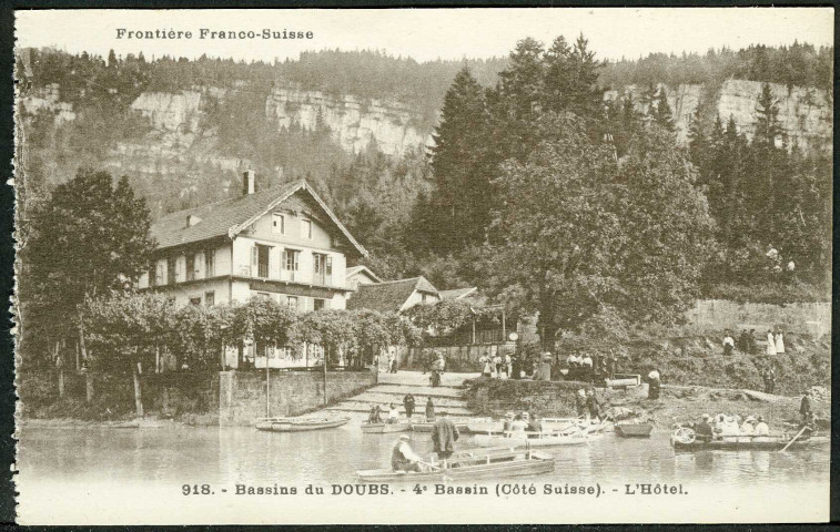 Bassins du Doubs. Quatrième bassin (côté Suisse)