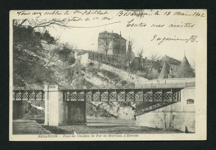 Pont du chemin de fer de Morteau, à Rivotte