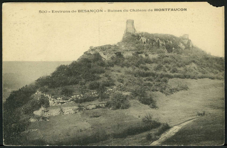 Ruines du château de Montfaucon