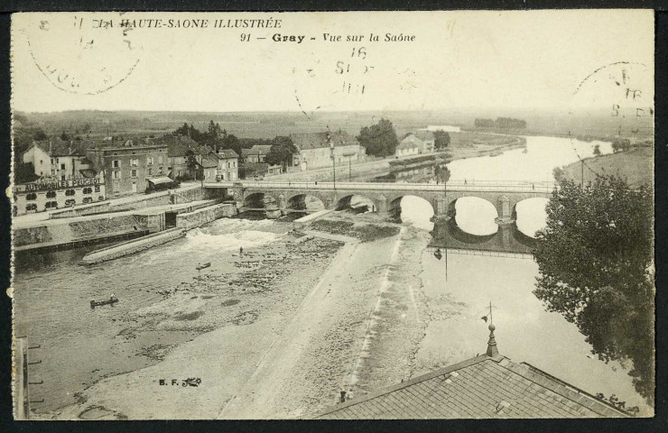 Vue sur la Saône