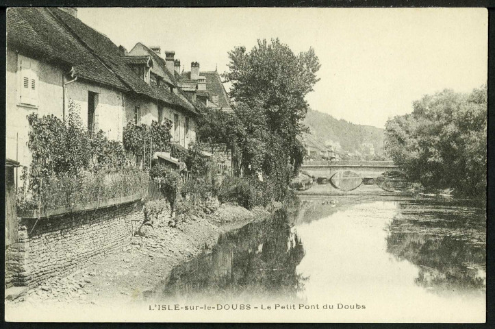Le petit pont sur le Doubs