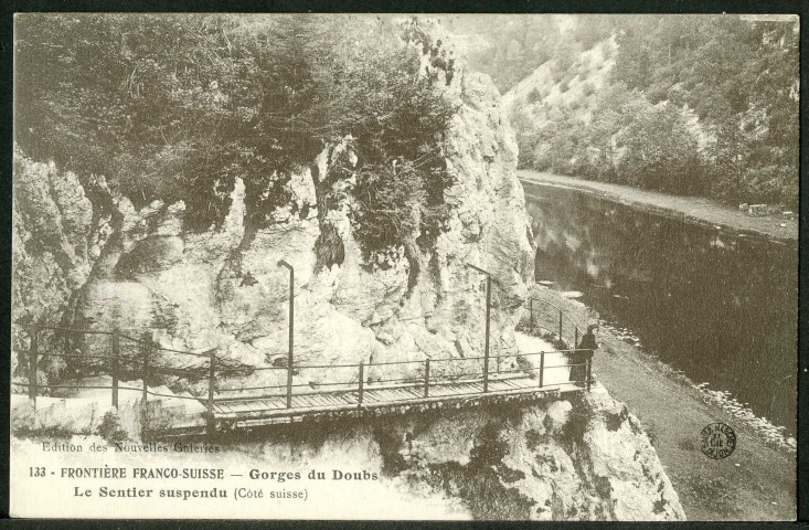 Gorges du Doubs. Le sentier suspendu (côté Suisse)