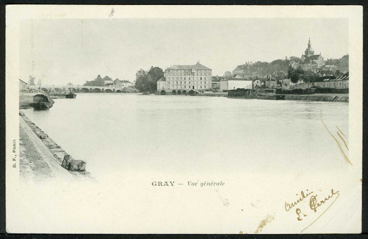 Vue générale, le pont