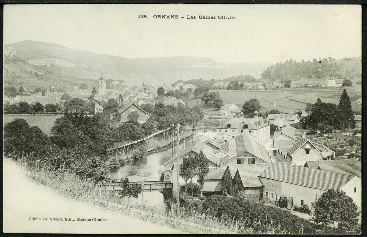 Vue des usines Olivier