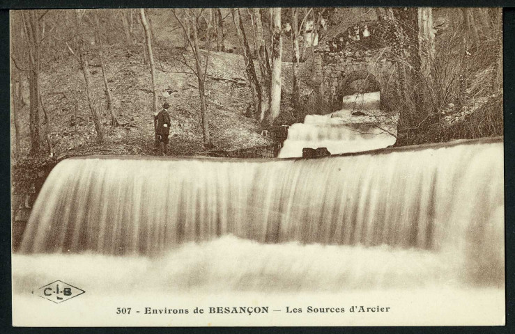 Environs de Besançon. Les sources d'Arcier