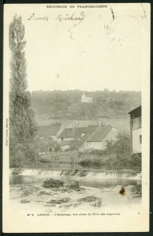 L'Hermitage, vue prise du pont des Capucins
