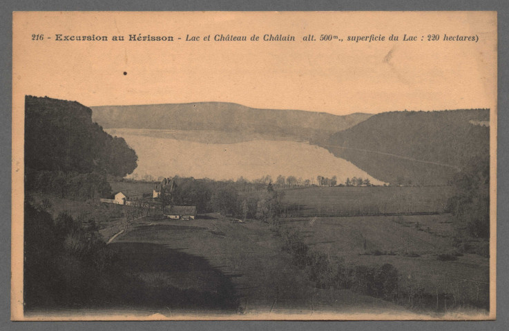 Excursion au Hérisson. Lac et château de Chalain