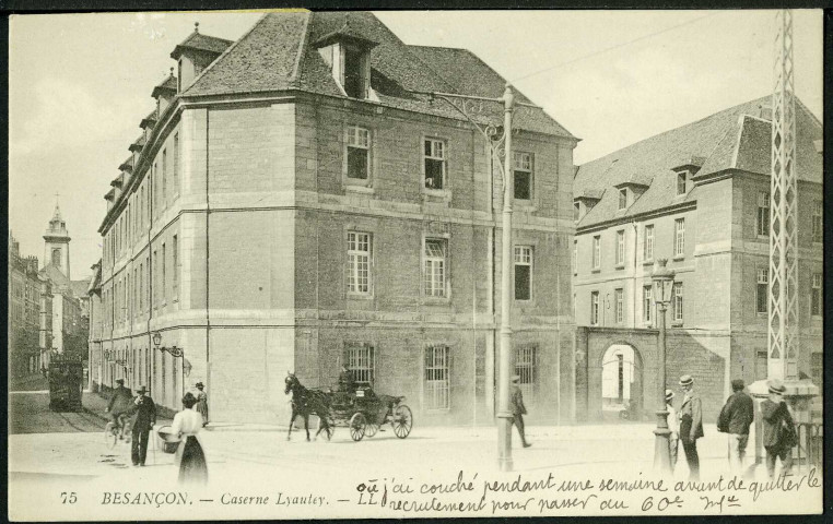 Vue de la caserne Lyautey