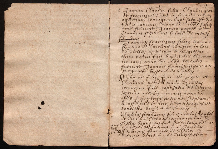 B 1689-1707