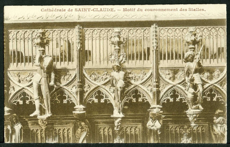 Motif du couronnement des stalles