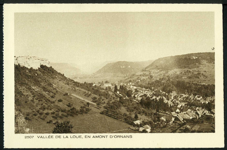 Vallée de la Loue, en amont d'Ornans