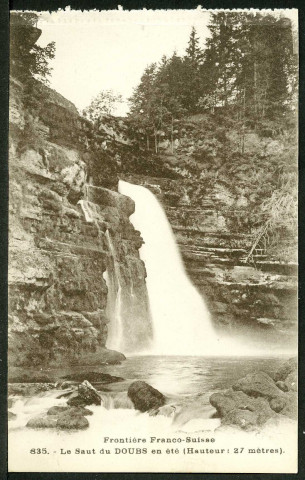 Le Saut du Doubs en été