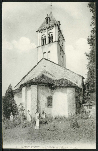 L'abside de l'église