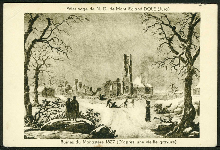 Ruines du monastère du Mont-Roland
