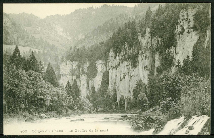 Gorges du Doubs. Le gouffre de la Mort