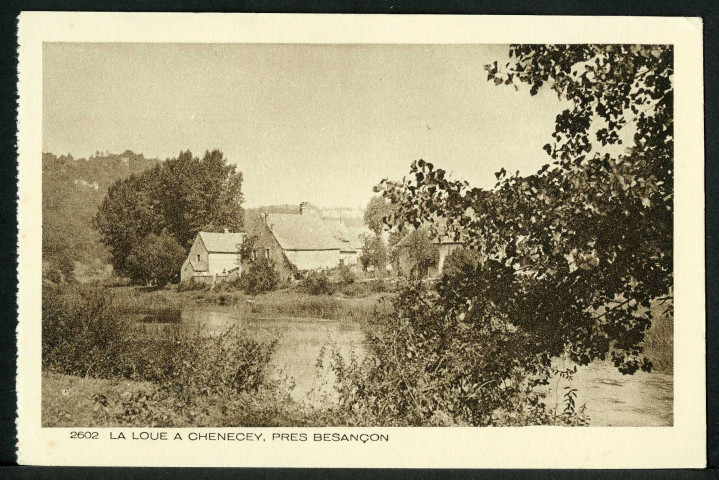 La Loue à Chenecey, près Besançon