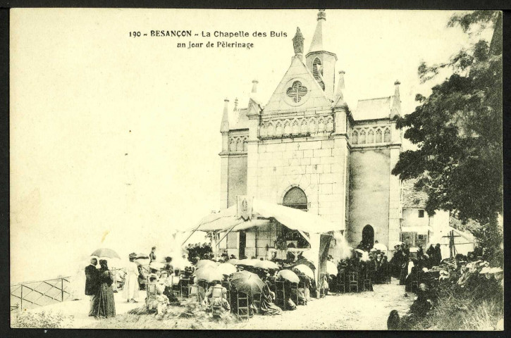 La chapelle des Buis un jour de pèlérinage