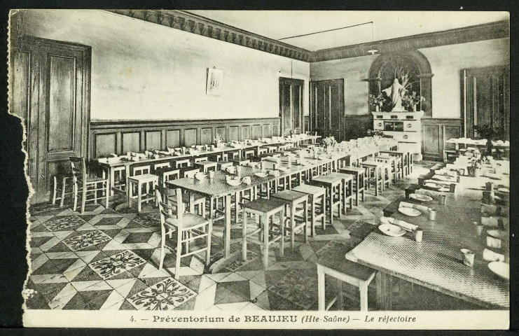 Préventorium de Beaujeu, le réfectoire