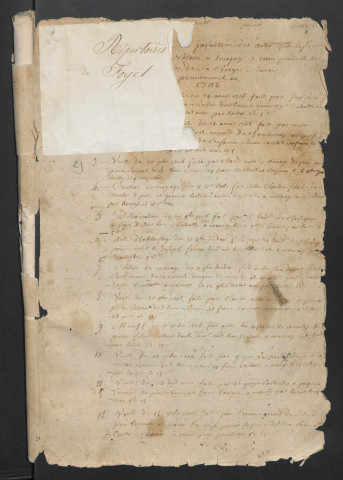 Répertoire et inventaire