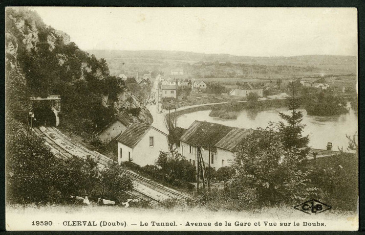 Le tunnel, avenue de la Gare