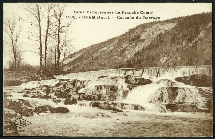Cascade du barrage