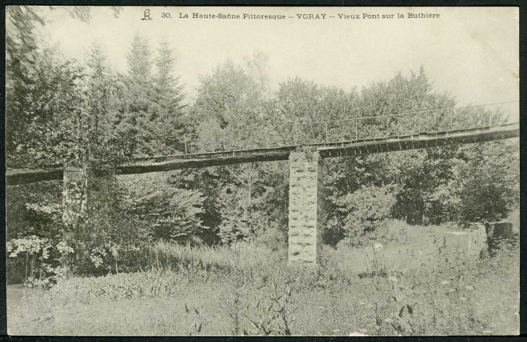 Vieux pont sur la Buthière