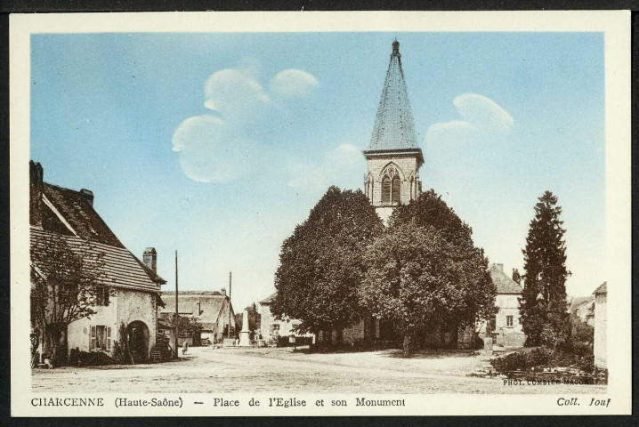 Place de l'Église et son monument